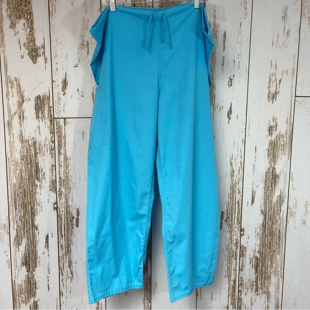 Cherokee, Drawstring Waist Scrub Pants. Size Large. Turquoise. Excellent cond!